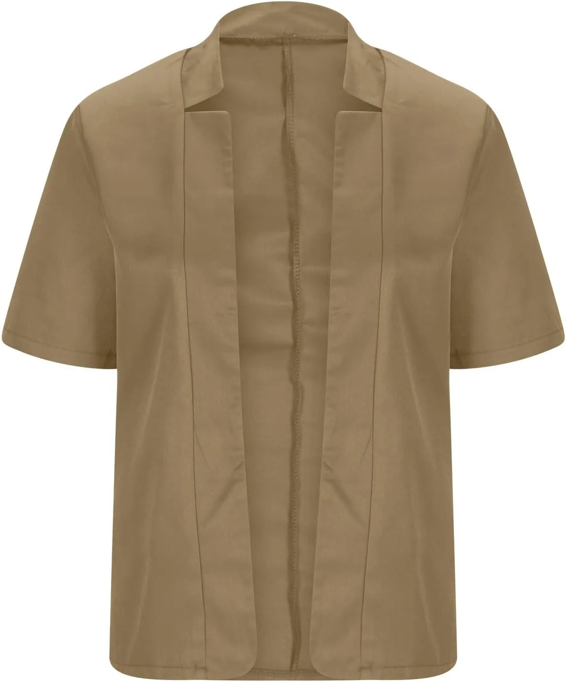 Blazers Jackets for Women 2025 Summer Short Sleeve Business Casual Cardigans Lapel Open Front Work Office Suit Blazer