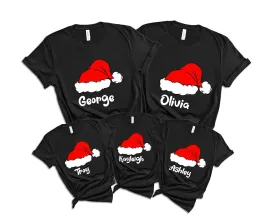Custom Matching Family Christmas Shirts, Match The Fam Name Shirts, Xmas Gifts Whole Group, Holiday Party Shirt, Office Party Costumes