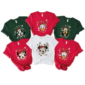 Family Christmas Shirts 2024  Matching Christmas T-Shirts & Sweatshirts for Women, Men & Kids | Holiday Family Outfits for Christmas Vacation (Design-1)