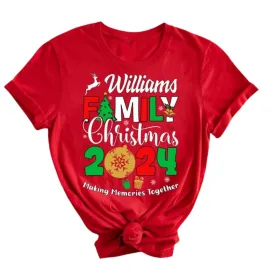 Making Memories Together Shirt, Family Christmas 2024 Making Memories Together Shirt, Christmas Group T-Shirts, Family Matching Christmas T-Shirts, Personalized Family Christmas T-Shirts