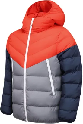 Mens Puffer Jacket Color Block Down Jacket Lightweight Insulated Jacket Padded Quilted Jacket Warm Hoode Winter Coat