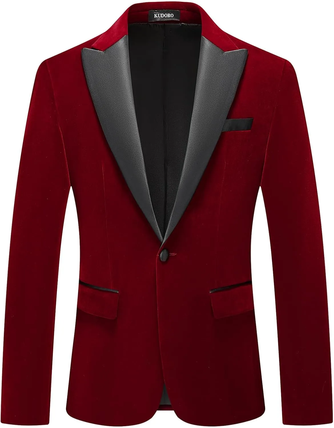 Mens Velvet Suits 2 Piece Slim Fit for Men Tuxedo Blazer Peaked Lapel One Button Wedding Dinner Jacket & Pants Suits