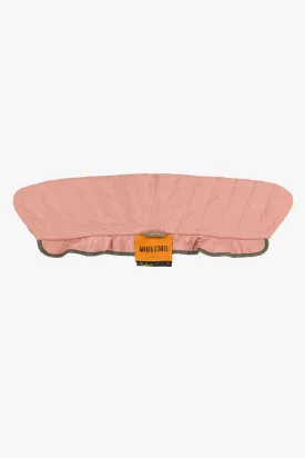 Quilted Collar - Pale Pink / Bronze