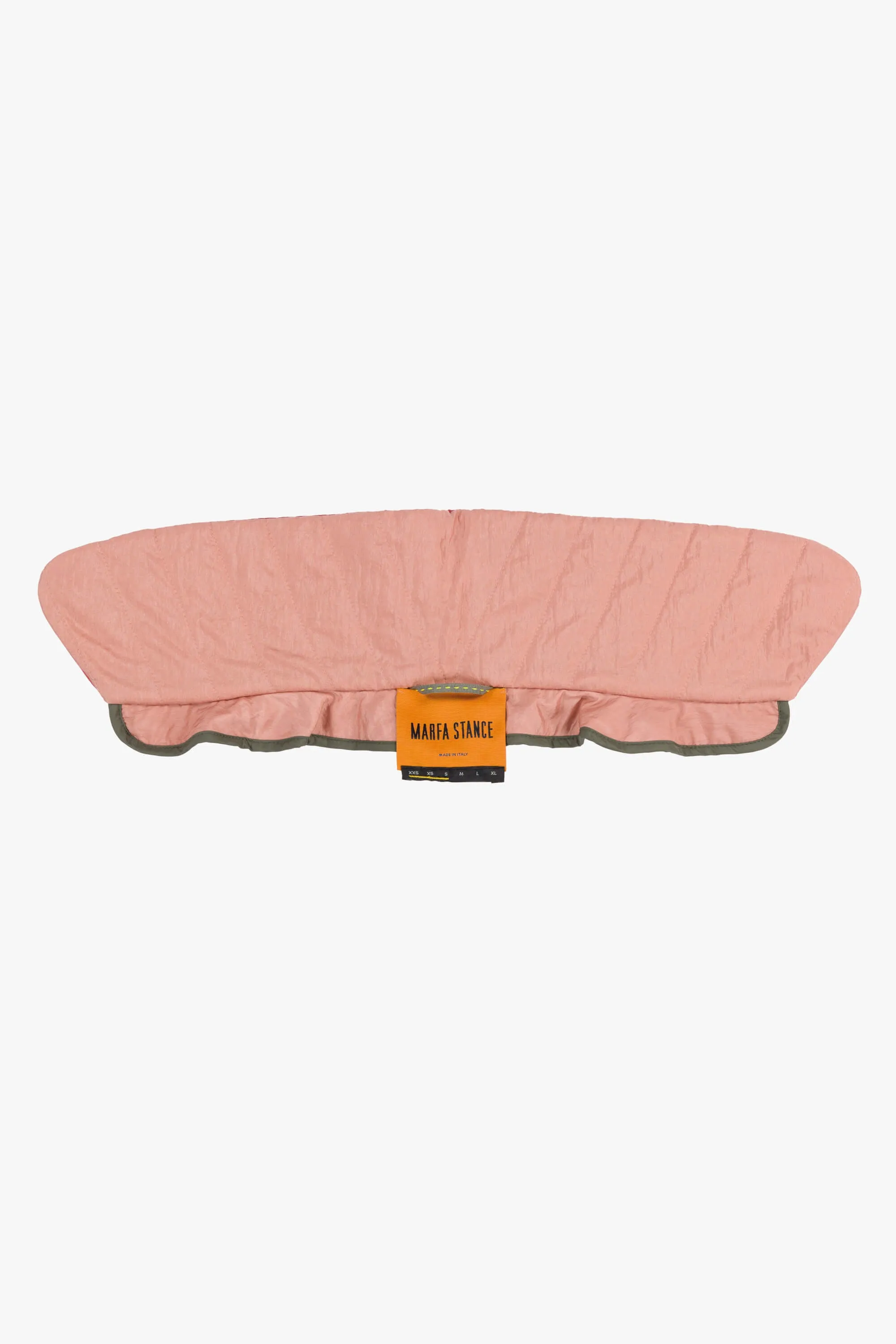 Quilted Collar - Pale Pink / Bronze