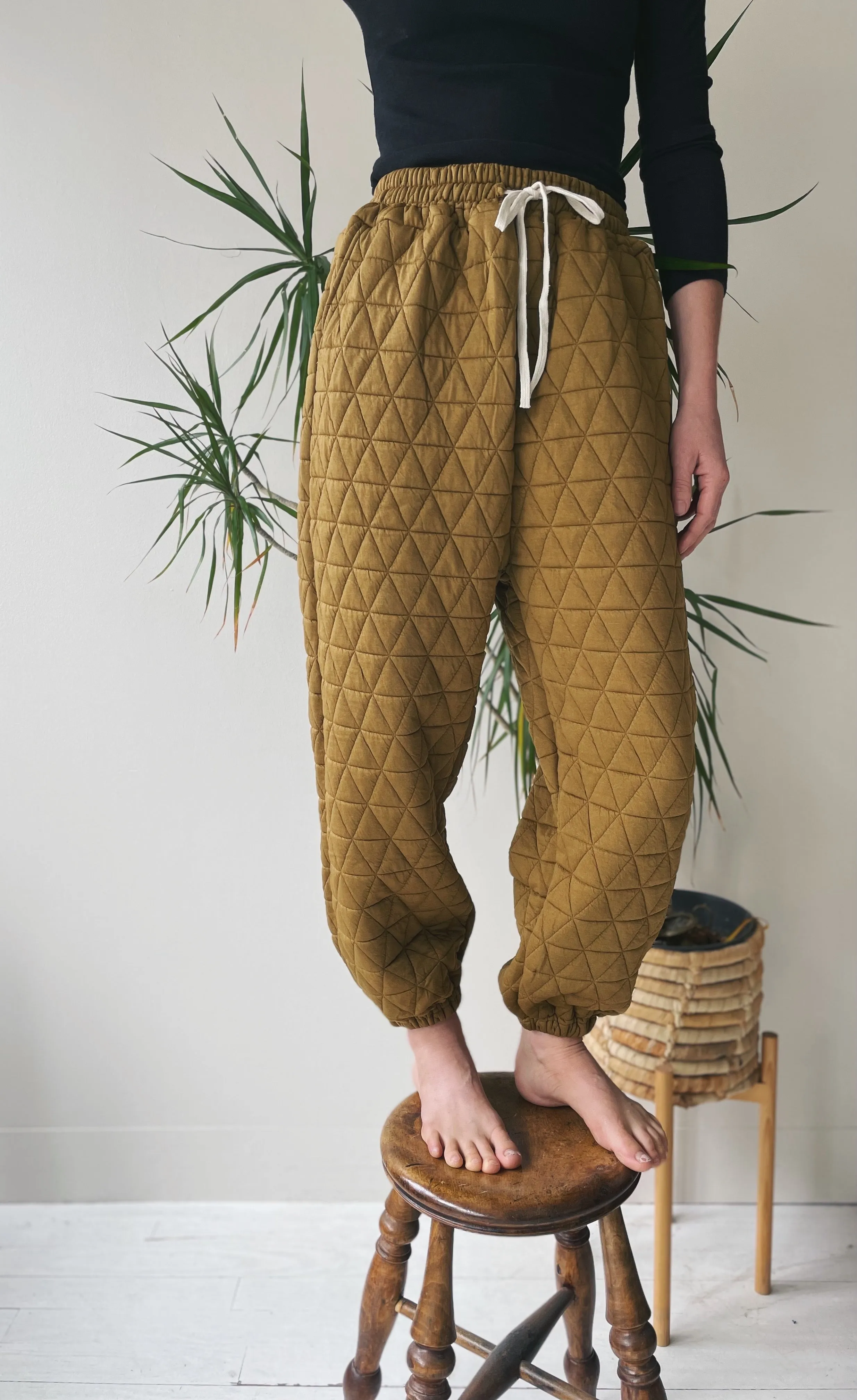 Quilted Joggers