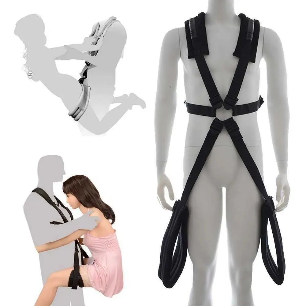 Swinging Bondage kit - Sex Straps and Restraints for BDSM, Neck Hanging Adjustable Sling