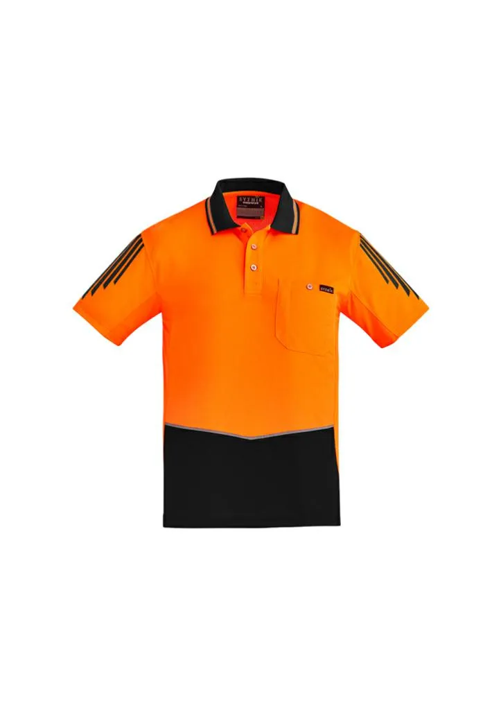 Syzmik ZH315 Men's Hi-Vis Flux Short Sleeve Polo