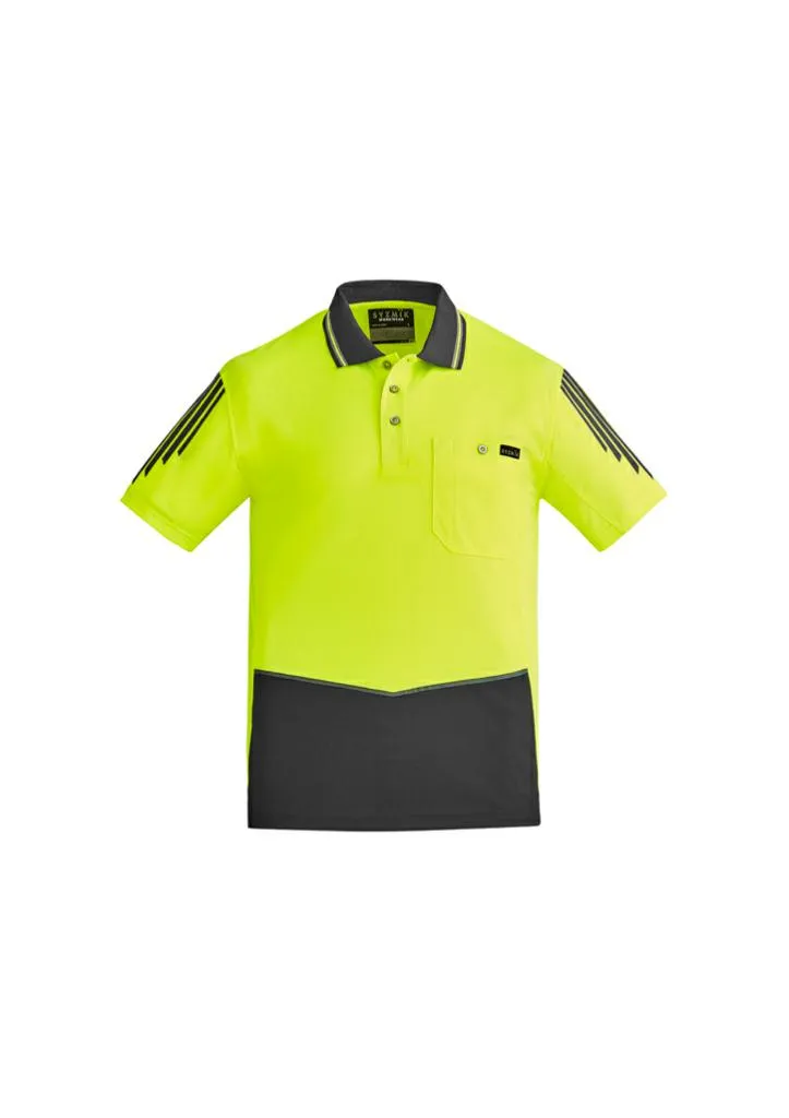 Syzmik ZH315 Men's Hi-Vis Flux Short Sleeve Polo