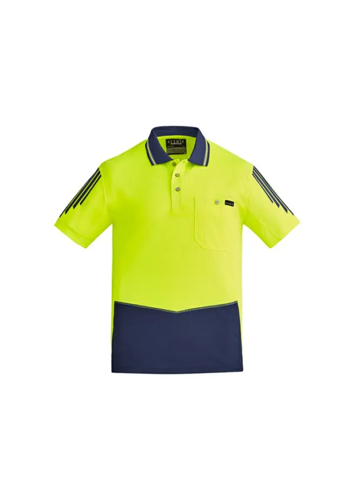 Syzmik ZH315 Men's Hi-Vis Flux Short Sleeve Polo