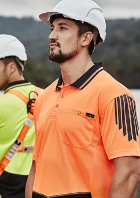 Syzmik ZH315 Men's Hi-Vis Flux Short Sleeve Polo
