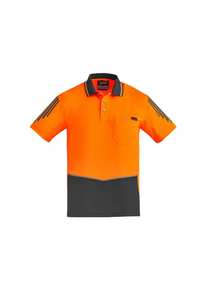 Syzmik ZH315 Men's Hi-Vis Flux Short Sleeve Polo