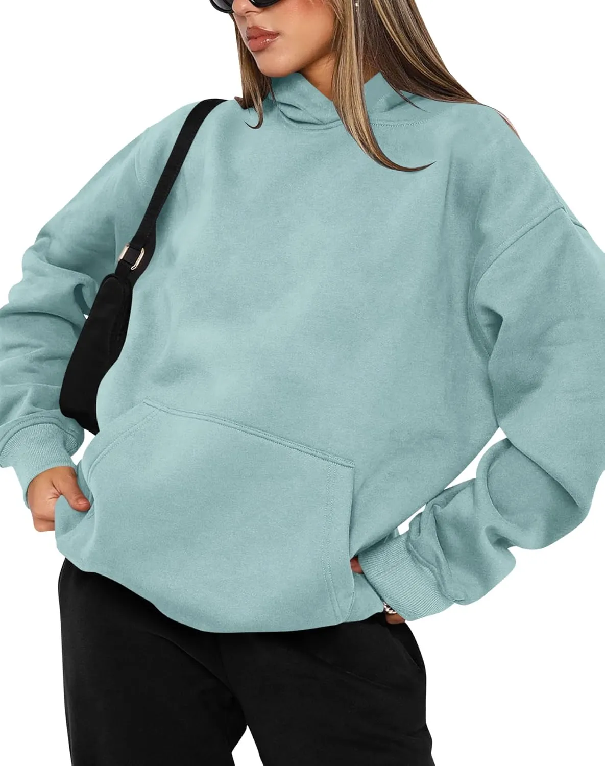 TICTICMIMI Women's Hoodies Sweatshirts Cute Long Sleeve Tops Loose Fleece Pullover Shirts with Pocket