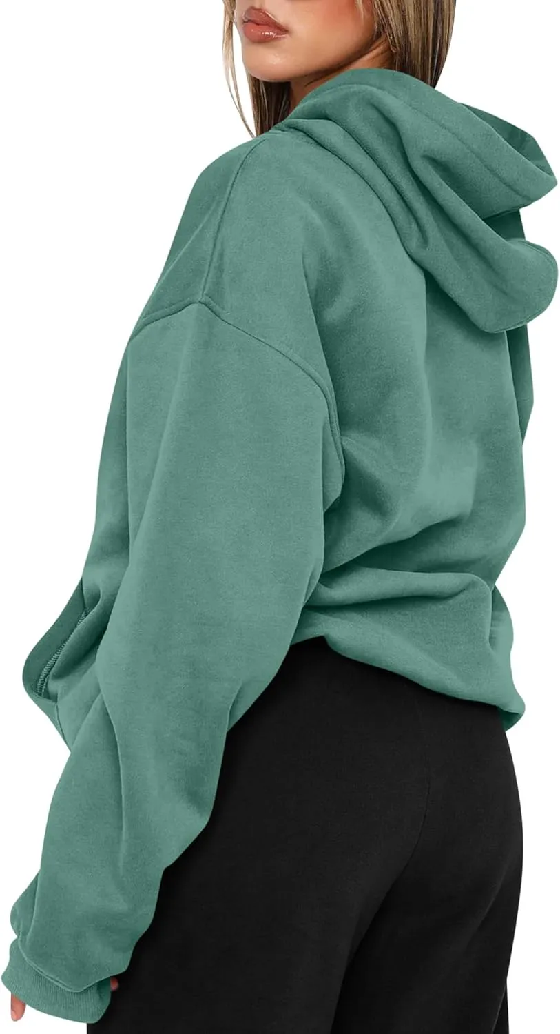 TICTICMIMI Women's Hoodies Sweatshirts Cute Long Sleeve Tops Loose Fleece Pullover Shirts with Pocket