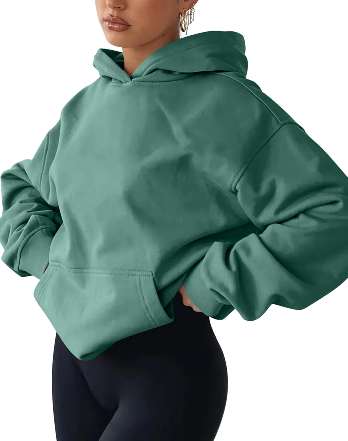 TICTICMIMI Women's Hoodies Sweatshirts Cute Long Sleeve Tops Loose Fleece Pullover Shirts with Pocket