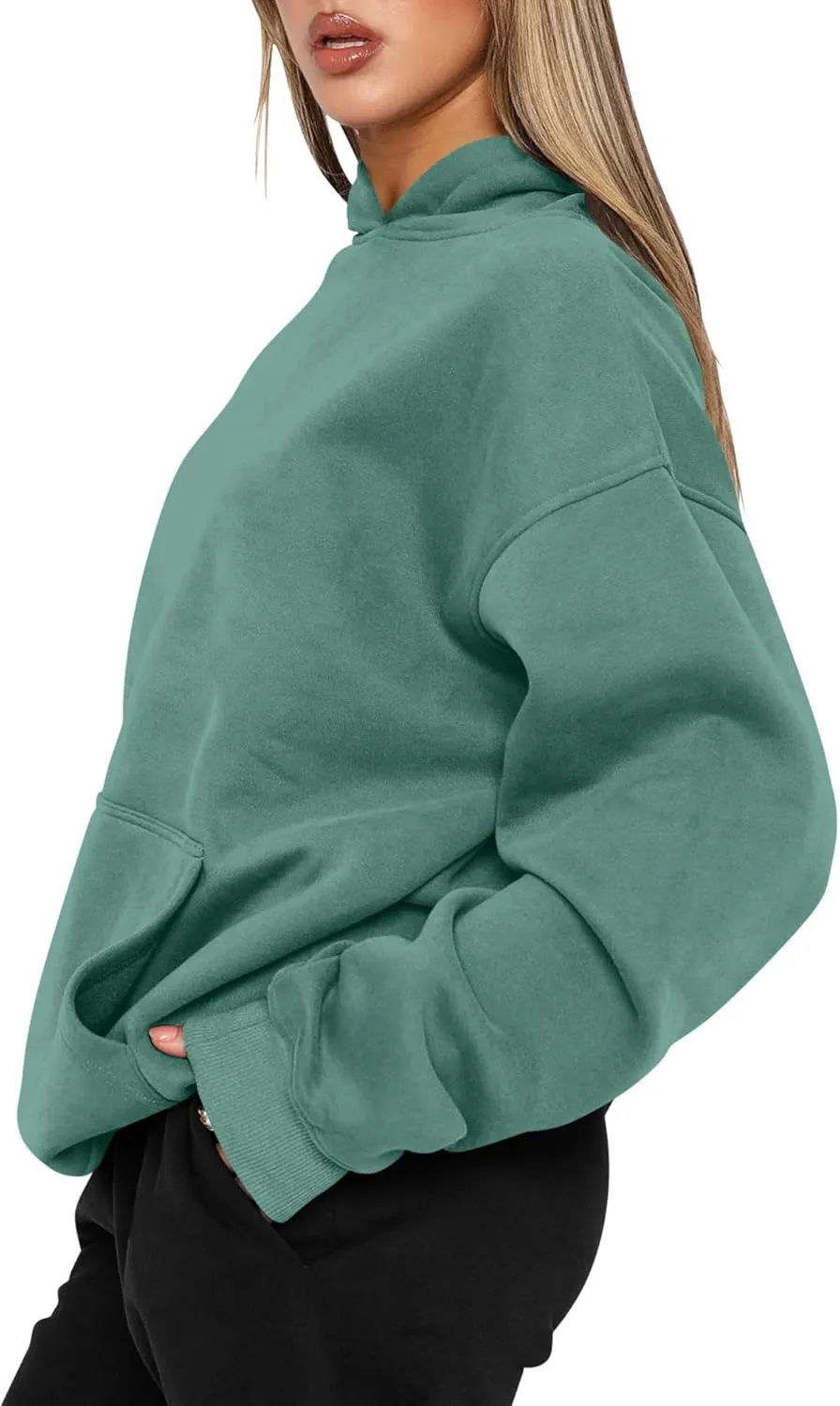 TICTICMIMI Women's Hoodies Sweatshirts Cute Long Sleeve Tops Loose Fleece Pullover Shirts with Pocket