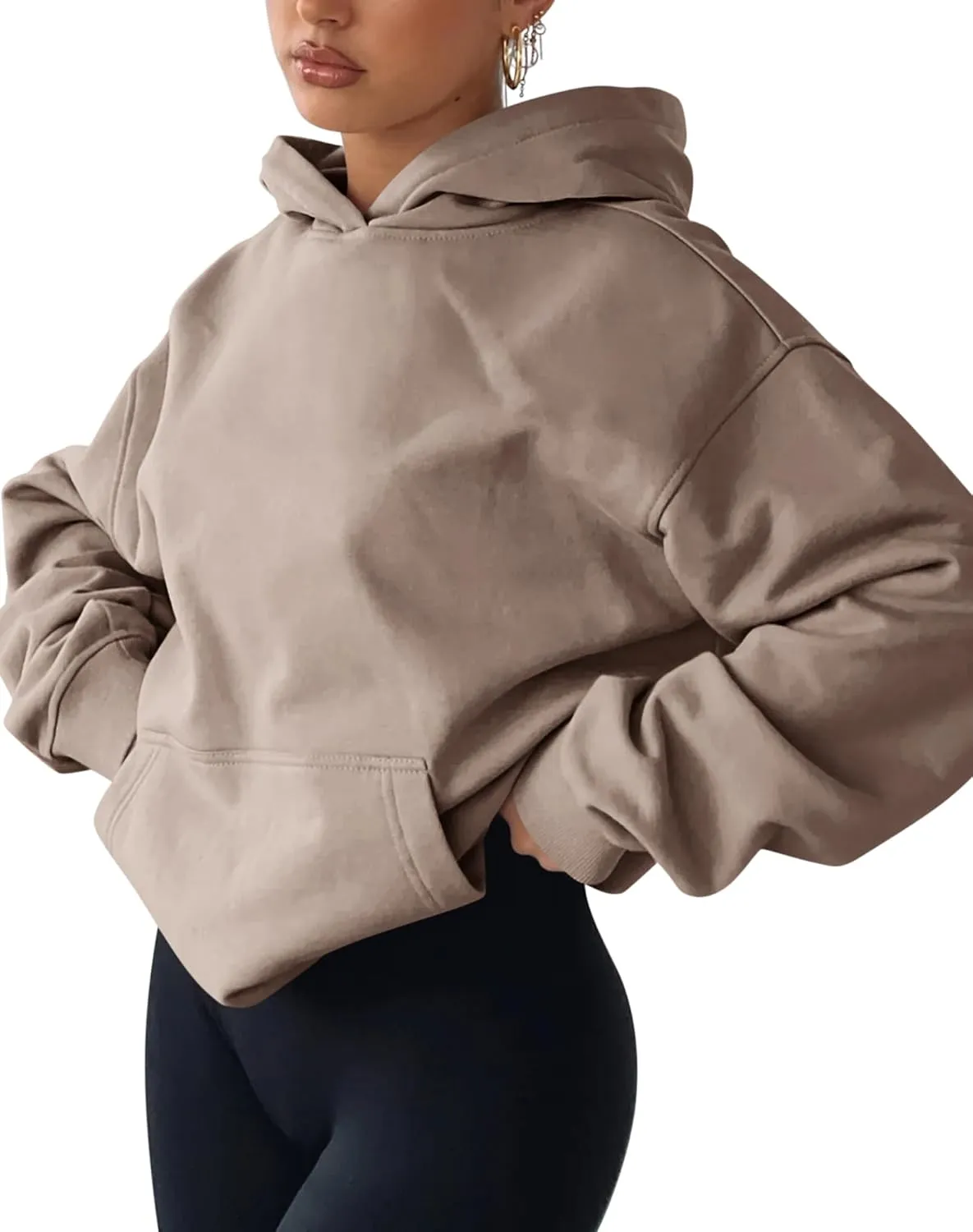 TICTICMIMI Women's Hoodies Sweatshirts Cute Long Sleeve Tops Loose Fleece Pullover Shirts with Pocket