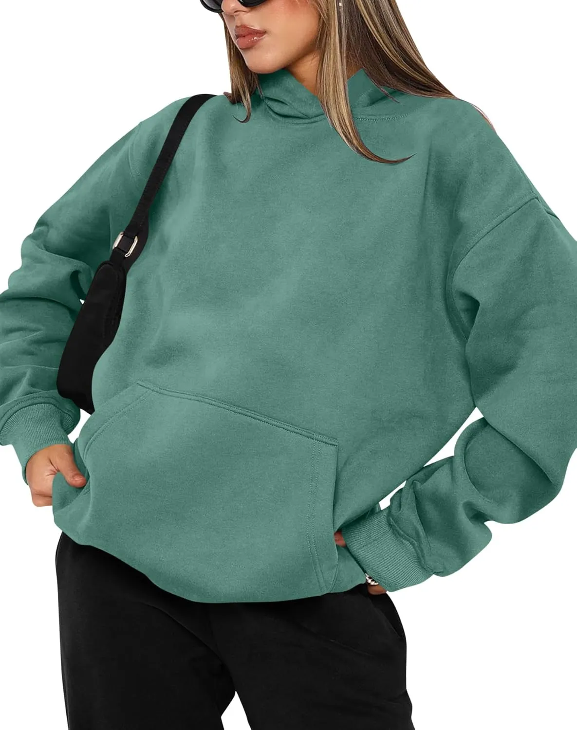 TICTICMIMI Women's Hoodies Sweatshirts Cute Long Sleeve Tops Loose Fleece Pullover Shirts with Pocket