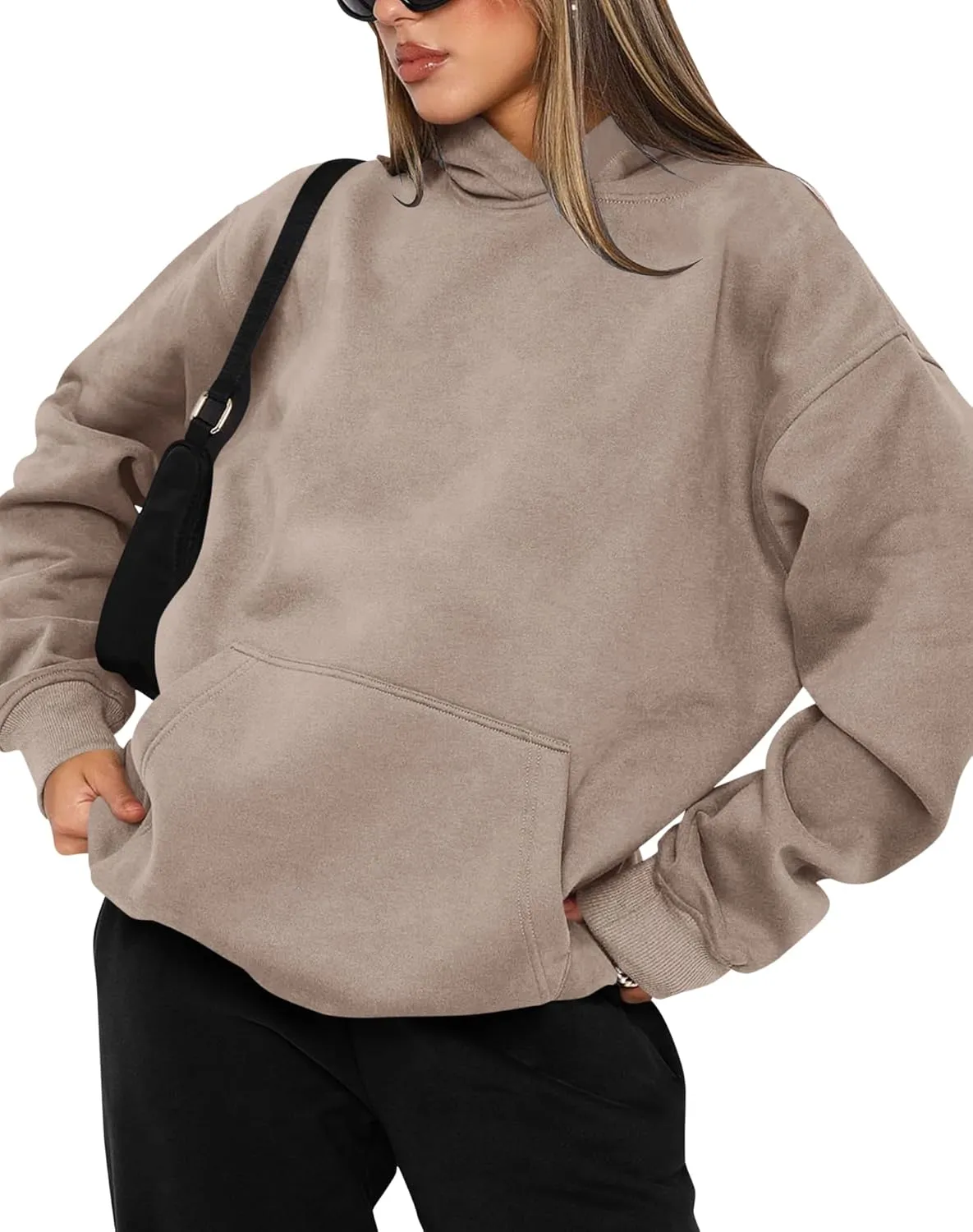 TICTICMIMI Women's Hoodies Sweatshirts Cute Long Sleeve Tops Loose Fleece Pullover Shirts with Pocket