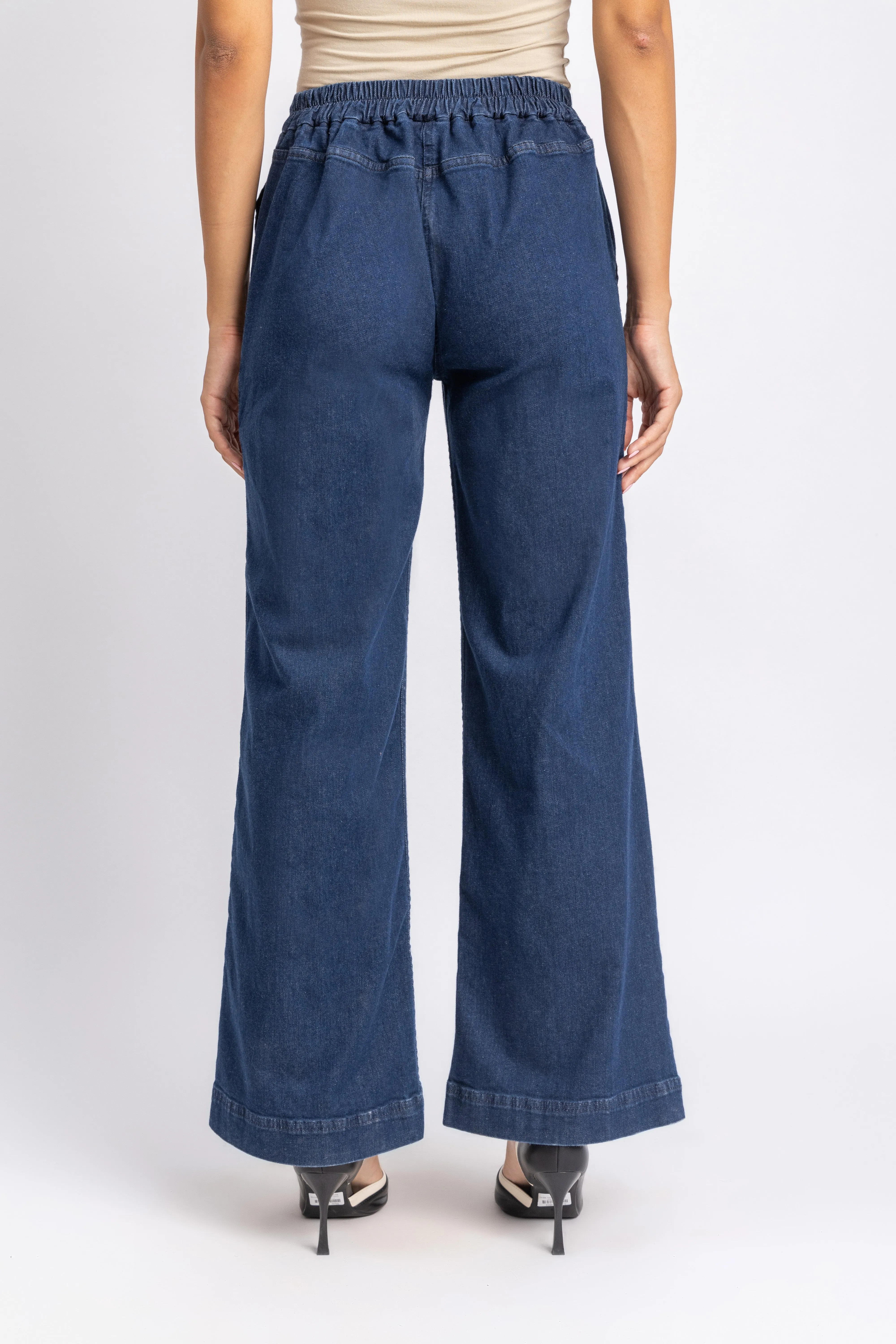 wide leg jeans pants