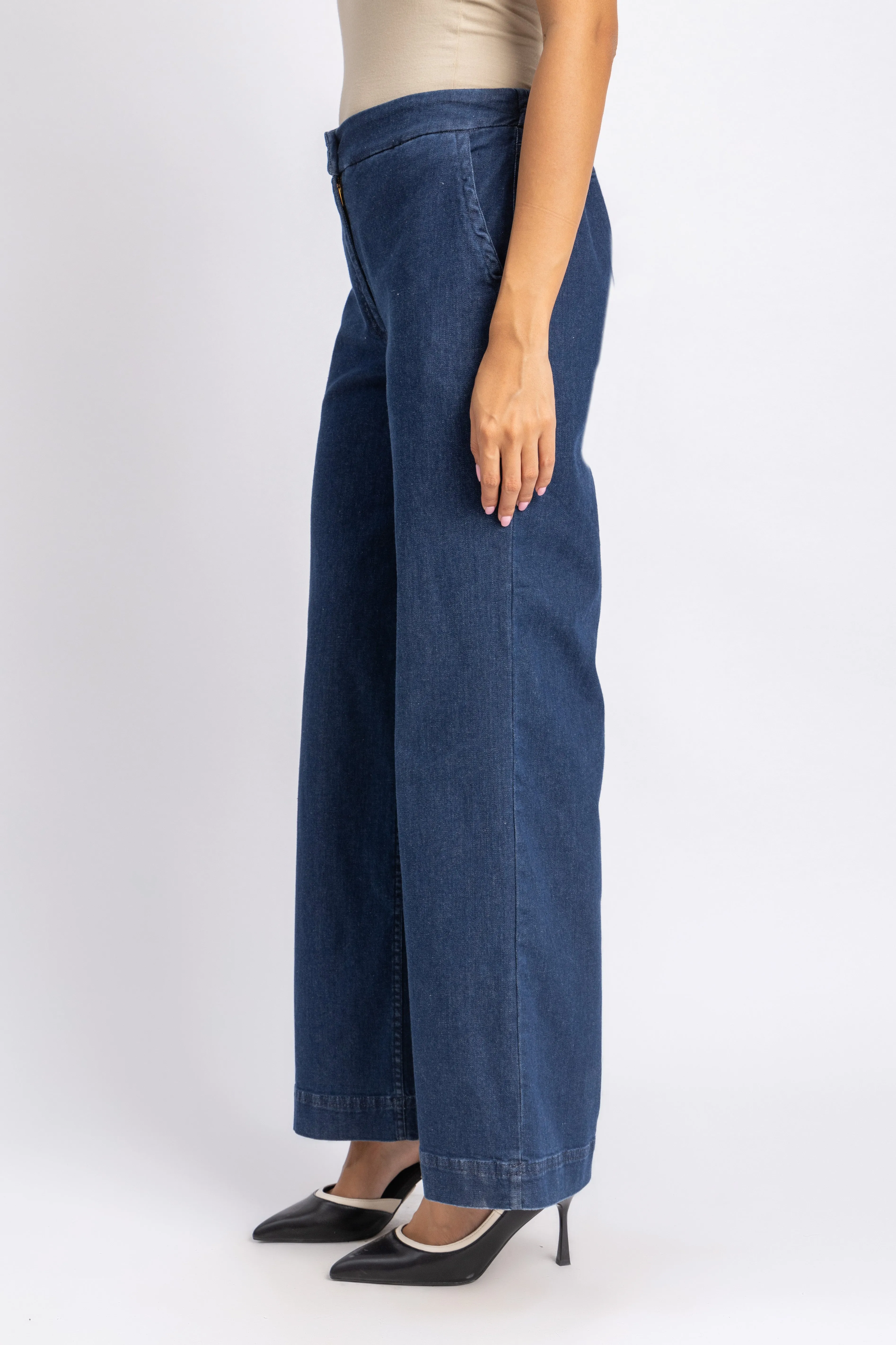 wide leg jeans pants