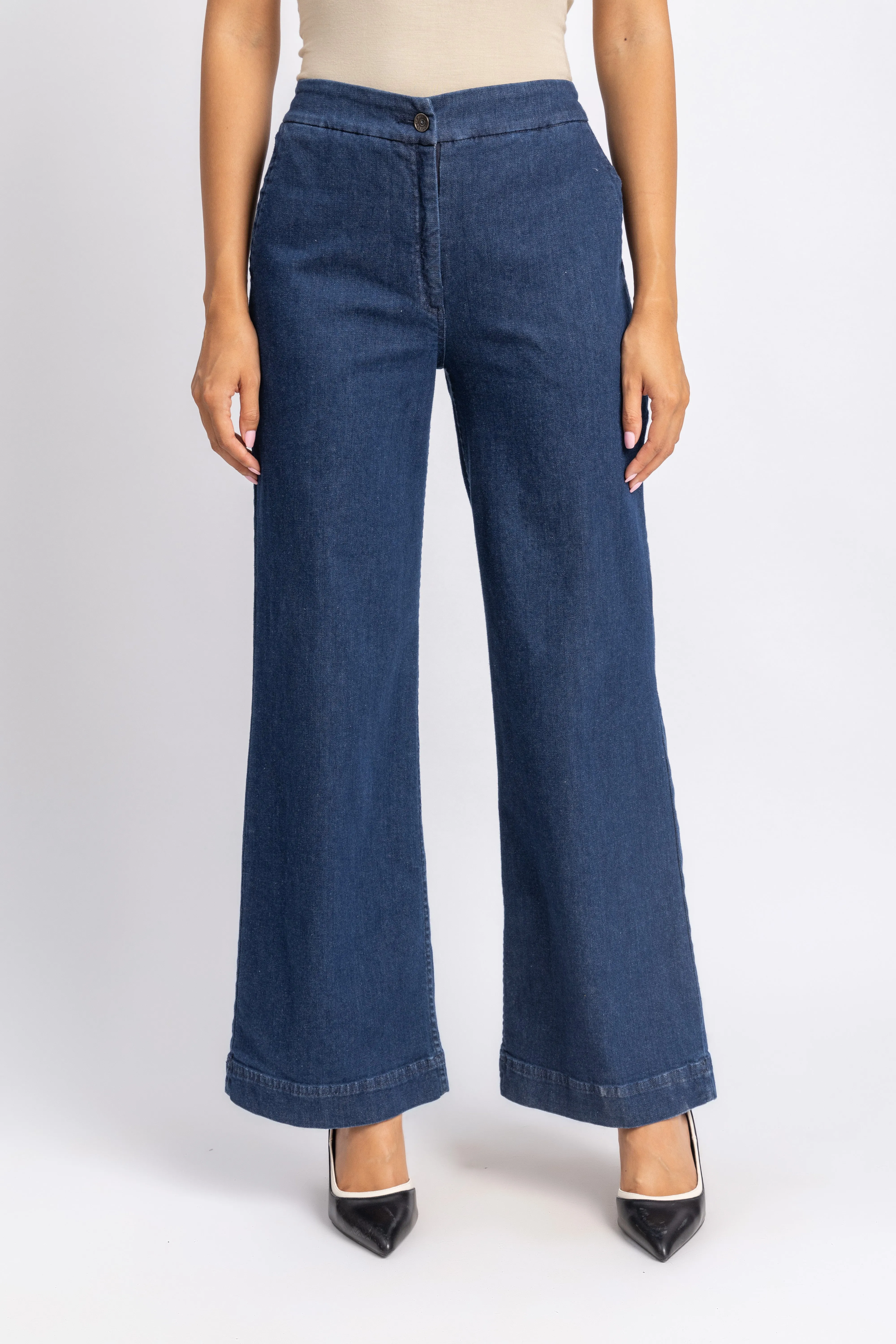 wide leg jeans pants