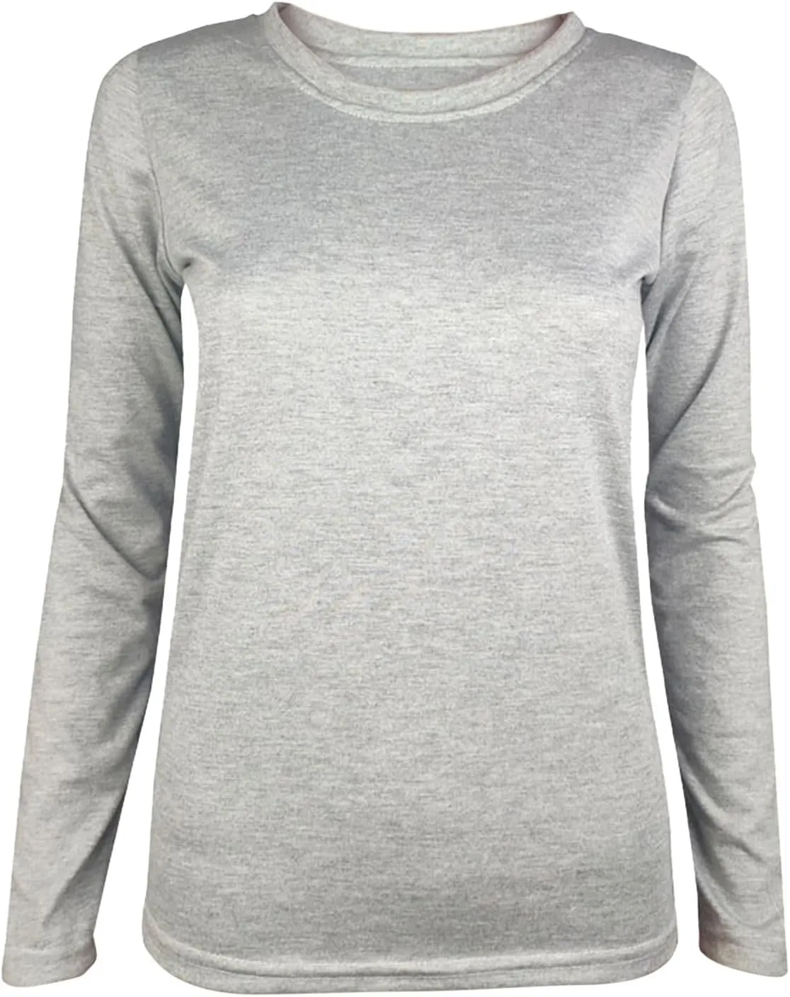 Womens Long Sleeve Shirts Mock Neck Basic Slim Fitted Tops Lightweight Stretch Base Layer T-Shirt Pullovers Tee