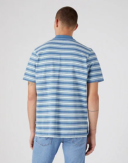 Wrangler Striped Pique Polo Bpkf R
